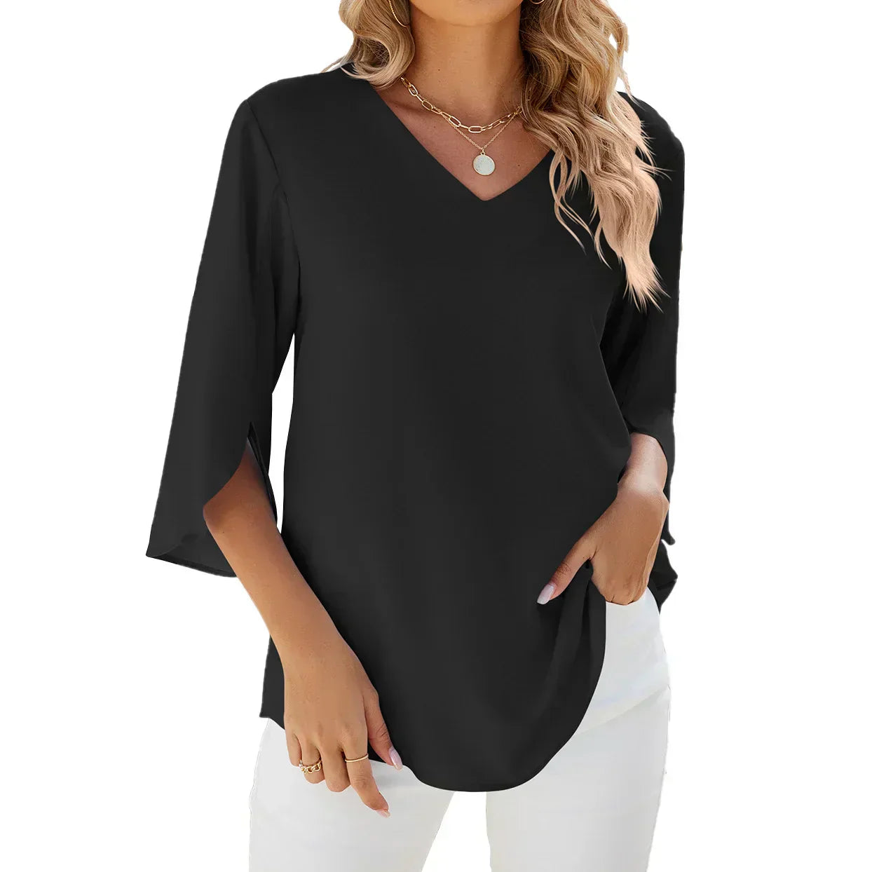 Lucía® | V-Neck Blouse For Women