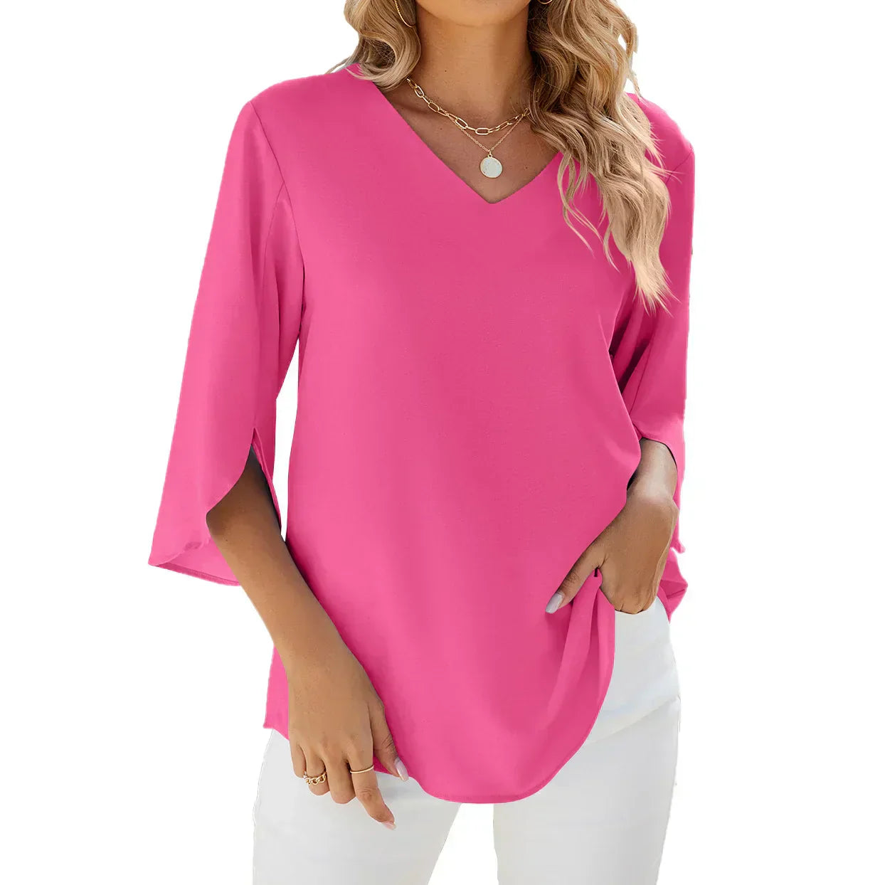 Lucía® | V-Neck Blouse For Women