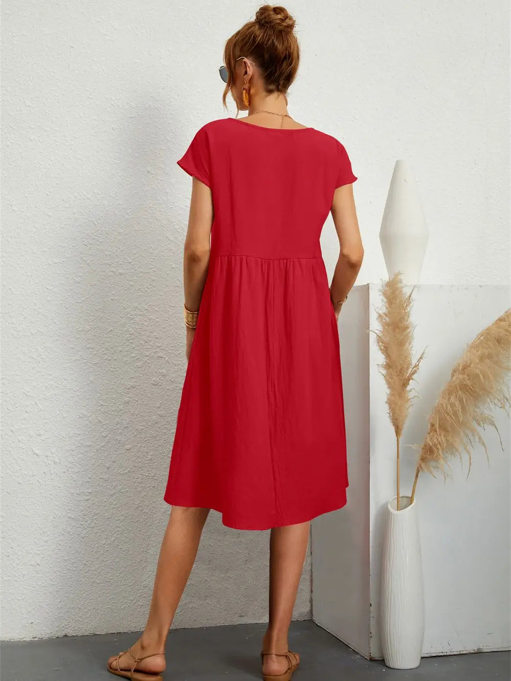 Kiara | Stylish Casual Pocket Dress for Everyday Comfort