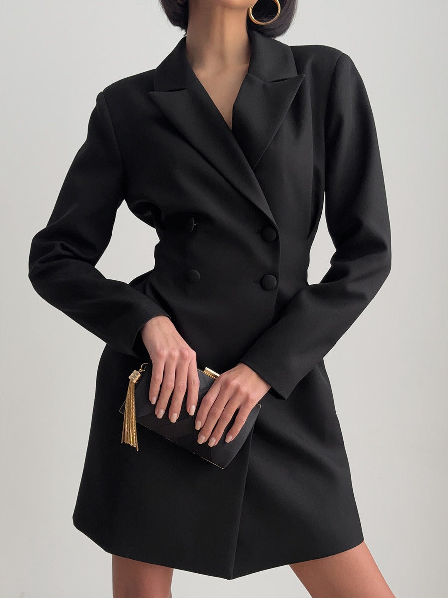 Sweet And Edgy Style Suit Dress