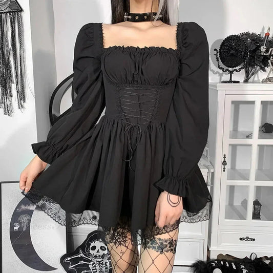 Ivory Lace Puff Small Dress