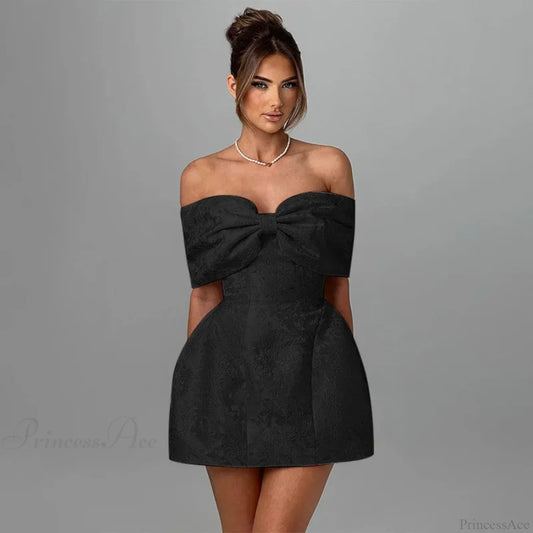 Jacquard Waist Wrap A-line Vacation Dress