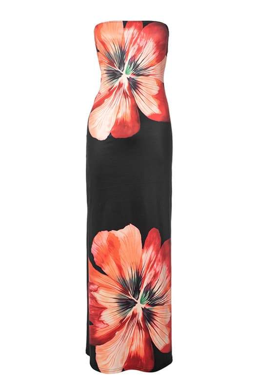 Eugenia® | Strapless Maxi Dress With Flower Print