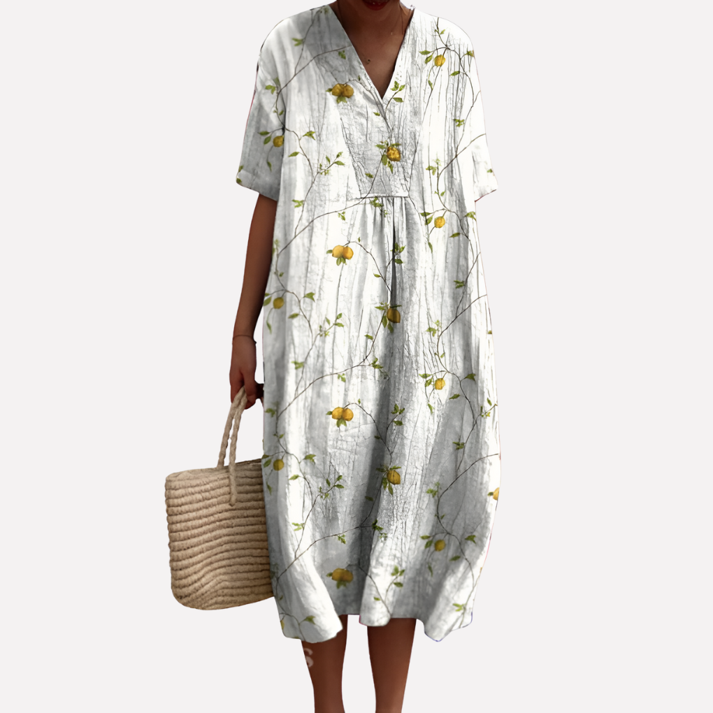 Jean | Women's V-Neck Midi Dress
