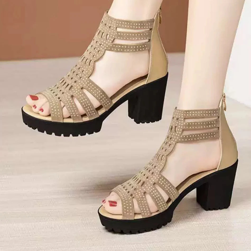 Jennifer | Elegant Heel Sandals for Stylish Comfort