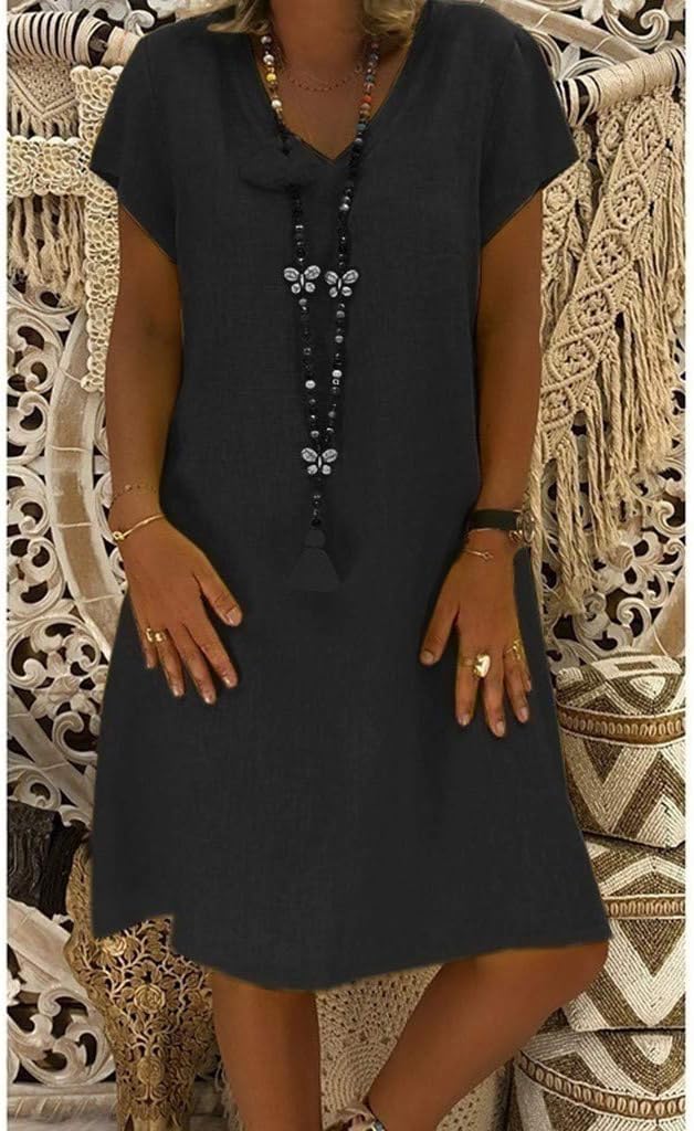 Jo | Women's V-Neck A-Line Mini Dress