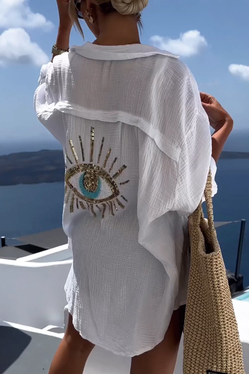 Sandra® | T-Shirt With Shiny Sequins
