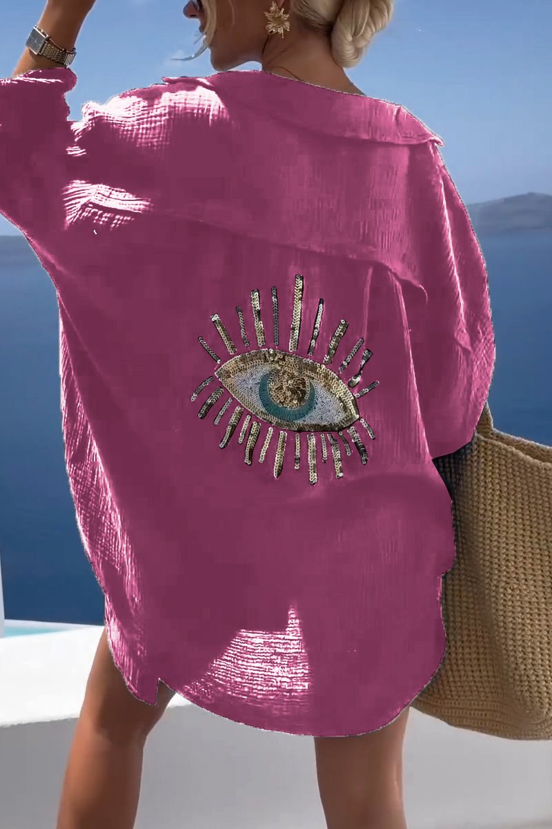Blanca® | T-Shirt With Shiny Sequins