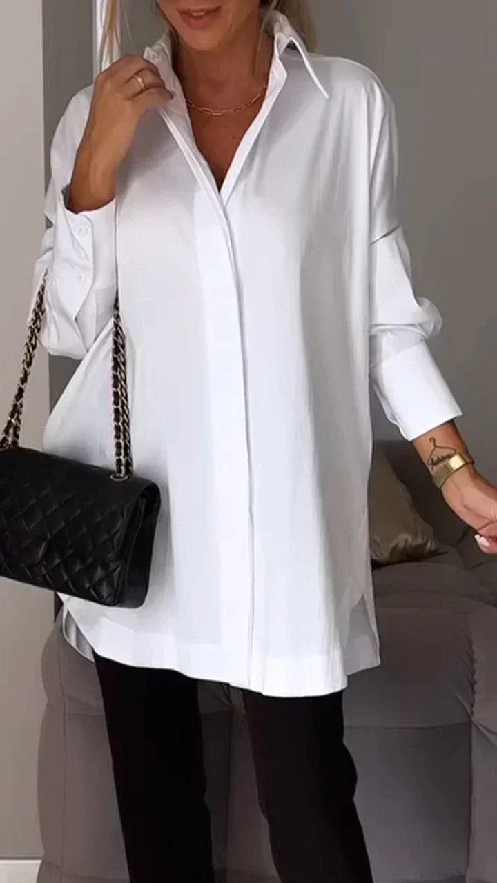 Salma® | Polo Shirt With Lapel Slit