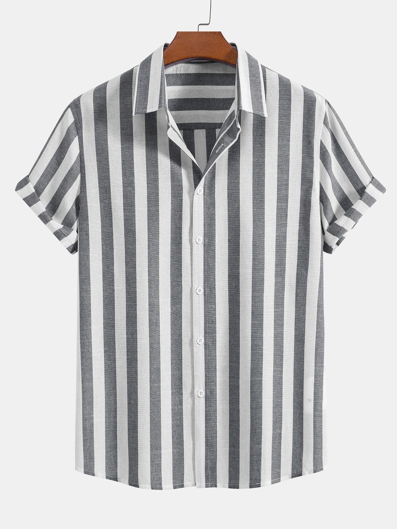 Karen® | Cotton Blend Button Up Shirt