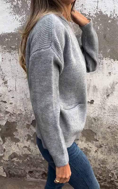 Natalia | Cotton zip-up cardigan