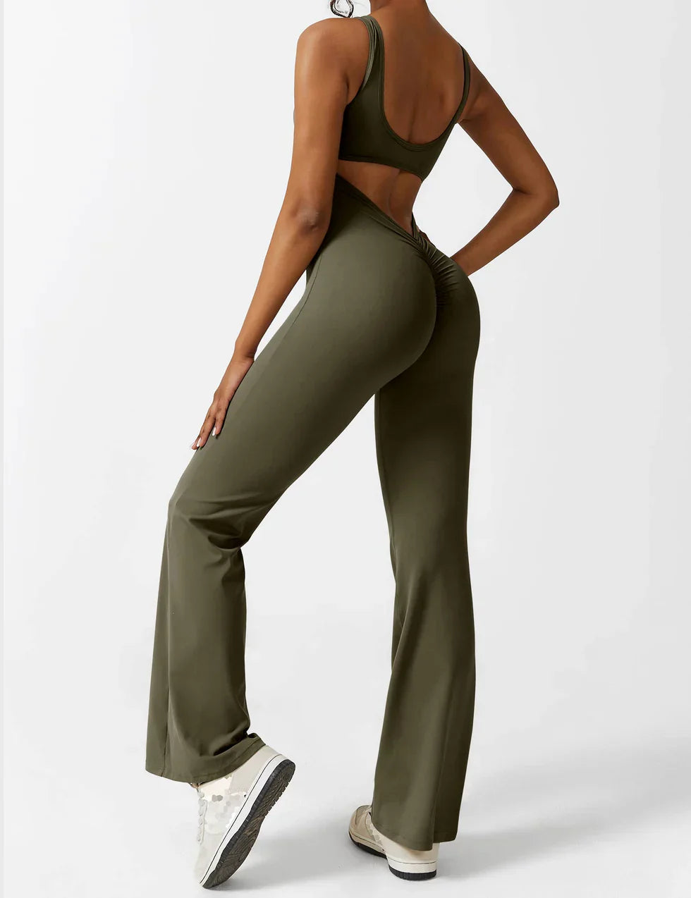 Judith | Women's Flare Leg Activewear Jumpsuit