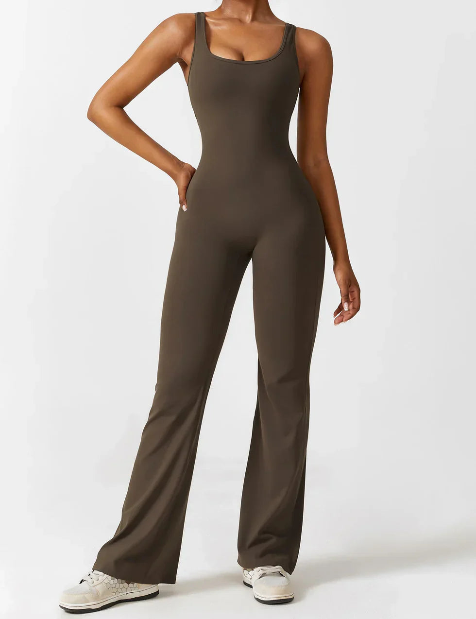 Judith | Women's Flare Leg Activewear Jumpsuit