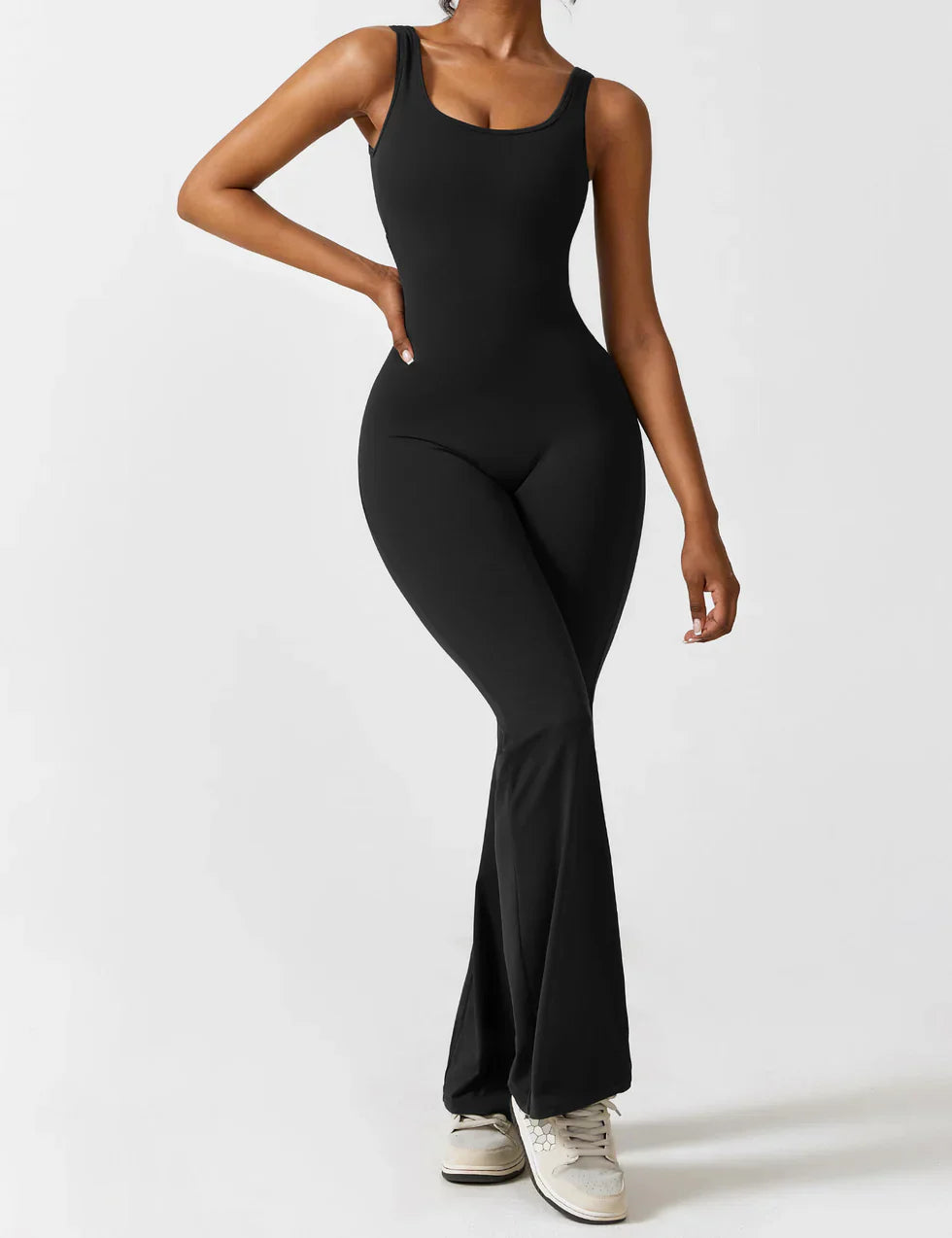 Judith | Women's Flare Leg Activewear Jumpsuit
