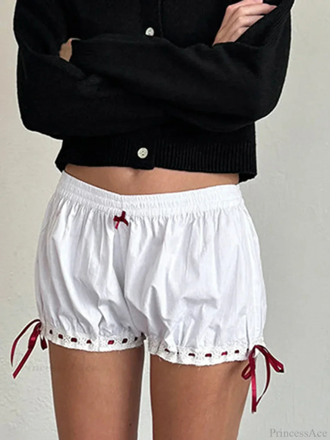 Kawaii Bow Ruffle Bloomer Short