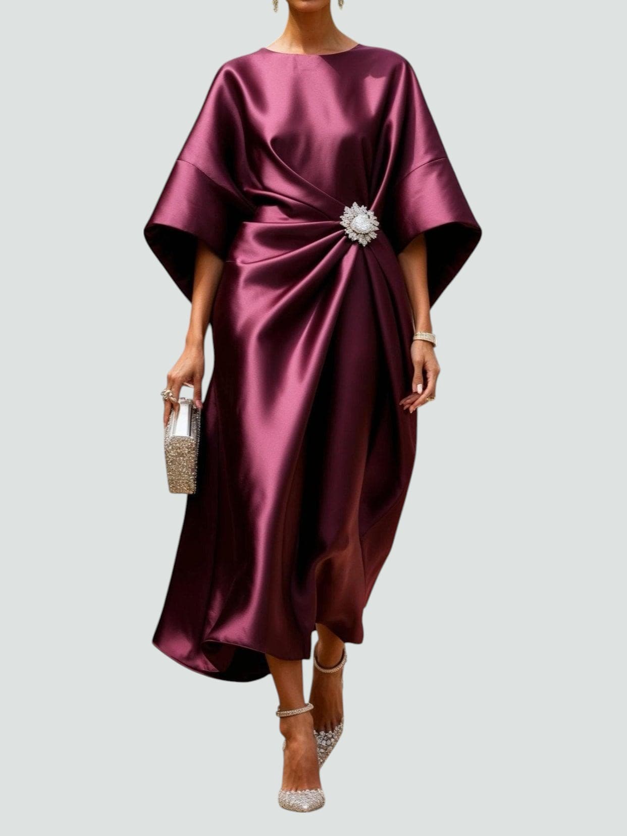Kay | Women's Wrap Midi Dress