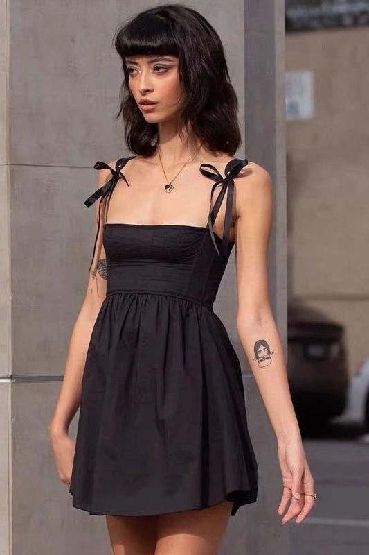 Renata® | Mini Dress With Bow And Shoulder Straps