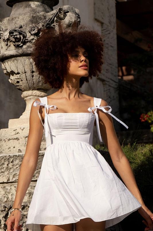 Renata® | Mini Dress With Bow And Shoulder Straps