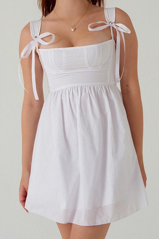 Renata® | Mini Dress With Bow And Shoulder Straps