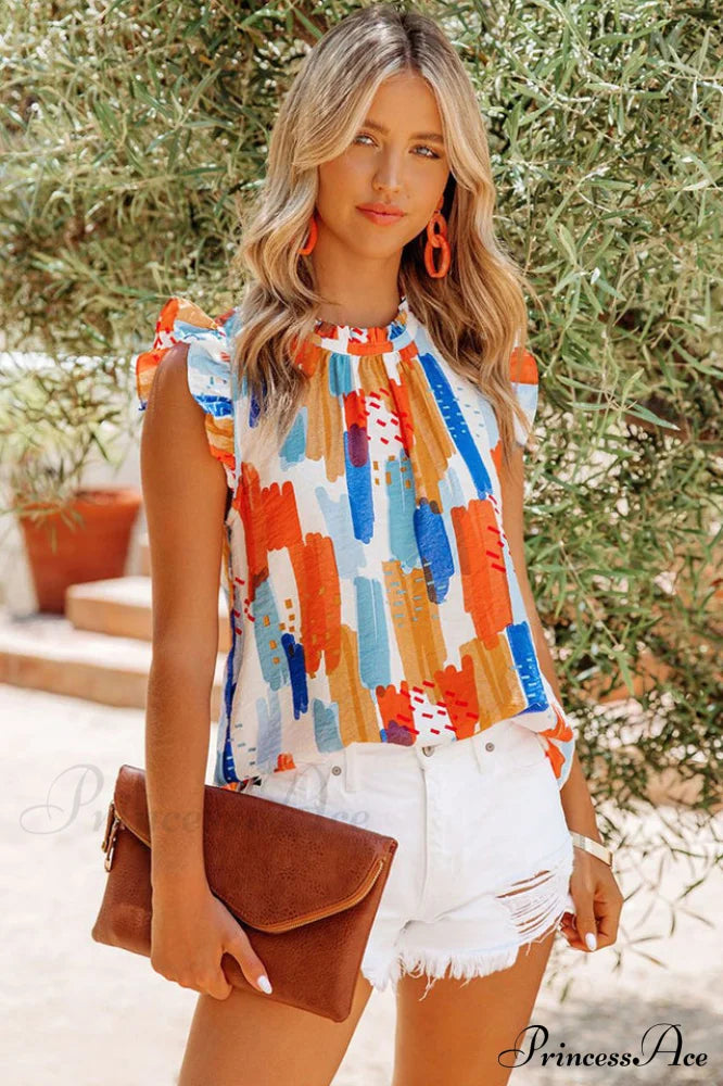 Kiera Flutter Stylish Sleeve Blouse