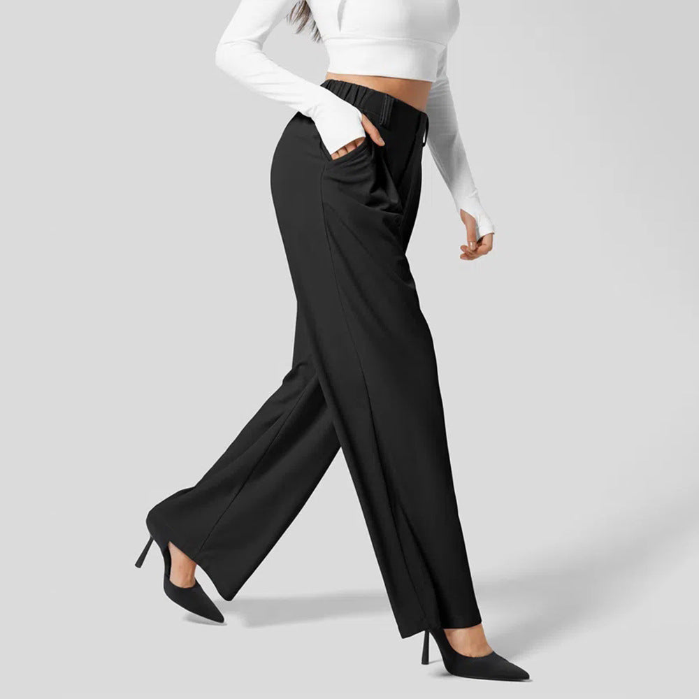 Kimberly | Women's High-Waisted Pleated Trousers
