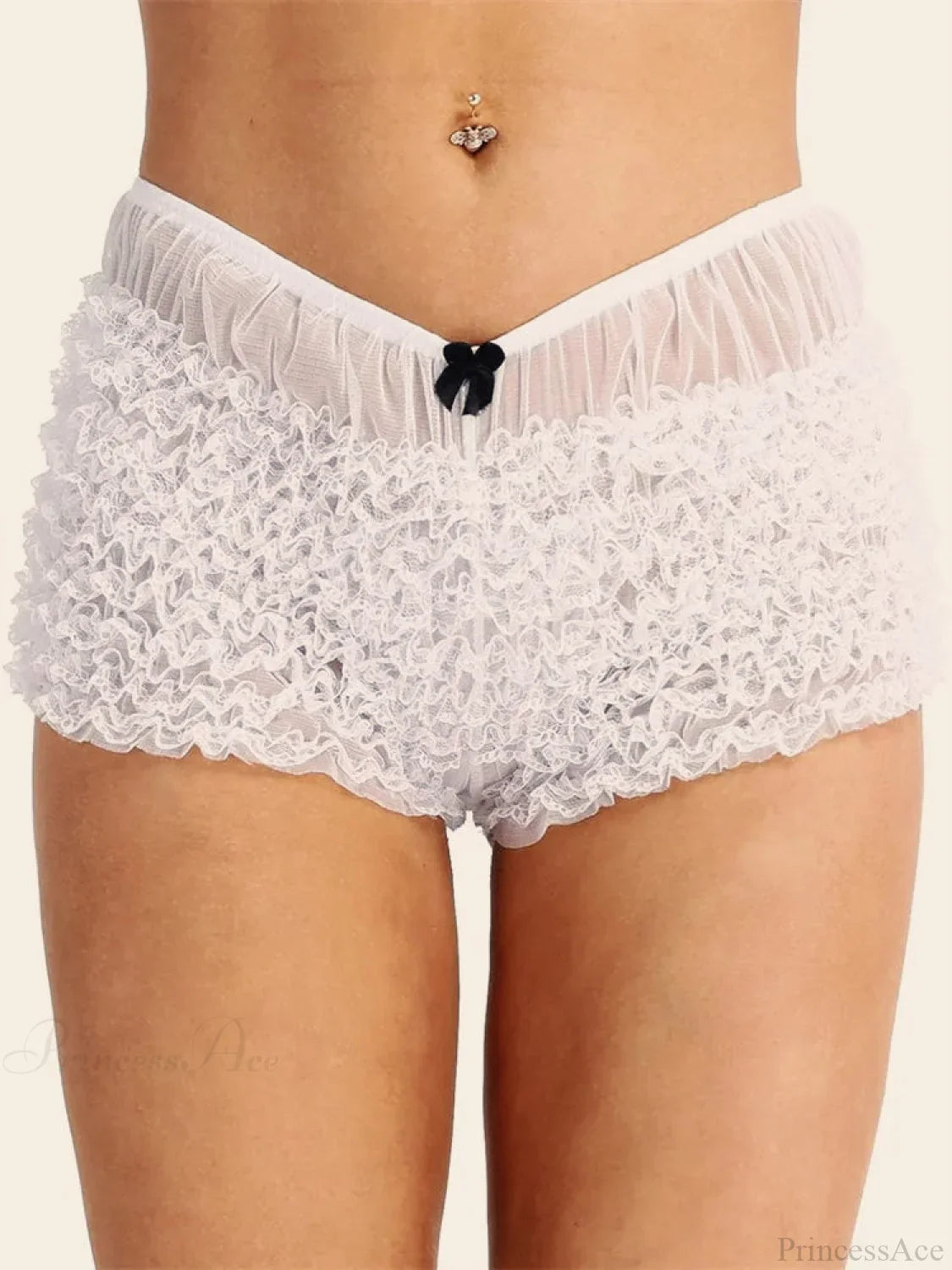 Lace Ruched Bodycon Short