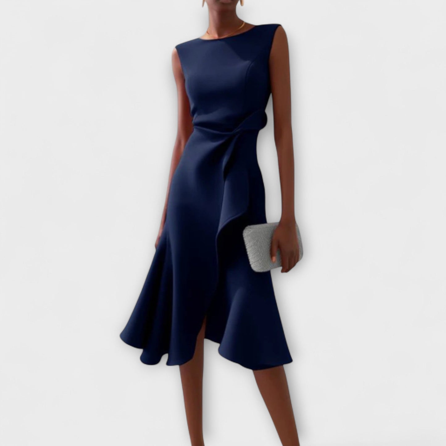 Leanne | Women's Sleeveless A-Line Midi Dress