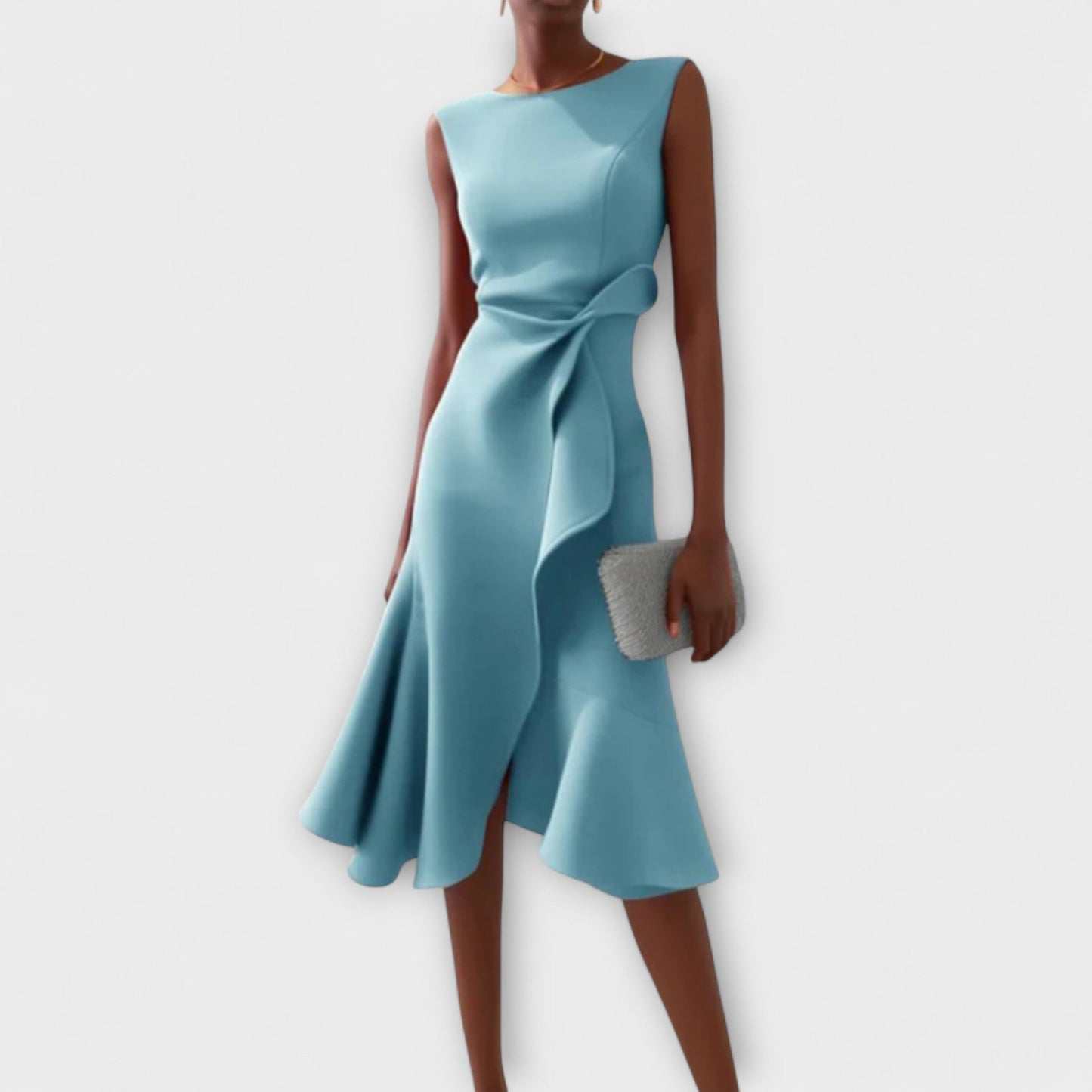 Leanne | Women's Sleeveless A-Line Midi Dress