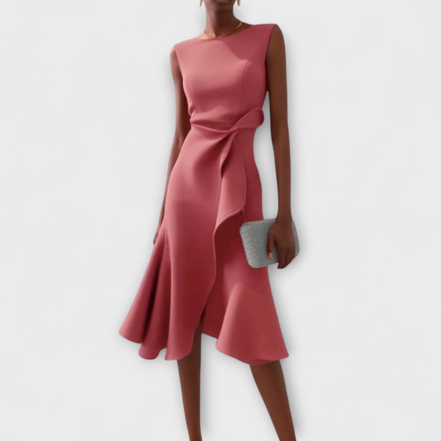 Leanne | Women's Sleeveless A-Line Midi Dress