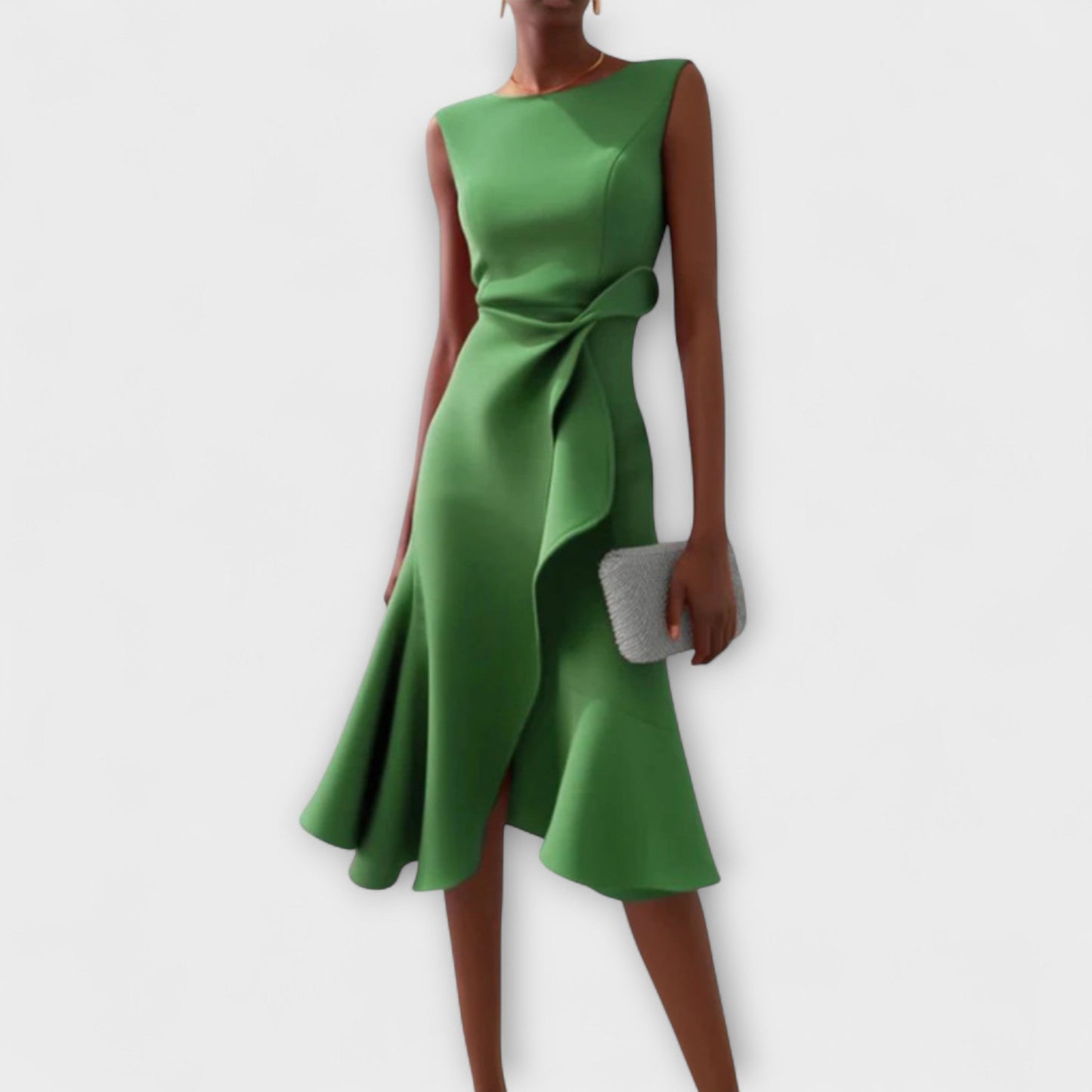 Leanne | Women's Sleeveless A-Line Midi Dress