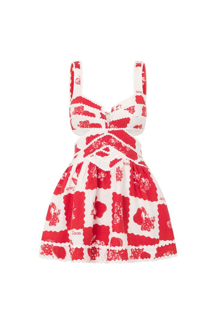 Zoraida® | Printed Mini Dress  With Cut-Outs