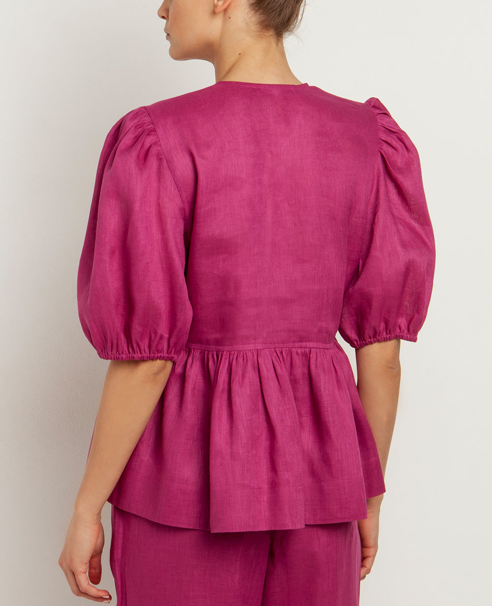 Lilibeth® | Blouse Magenta