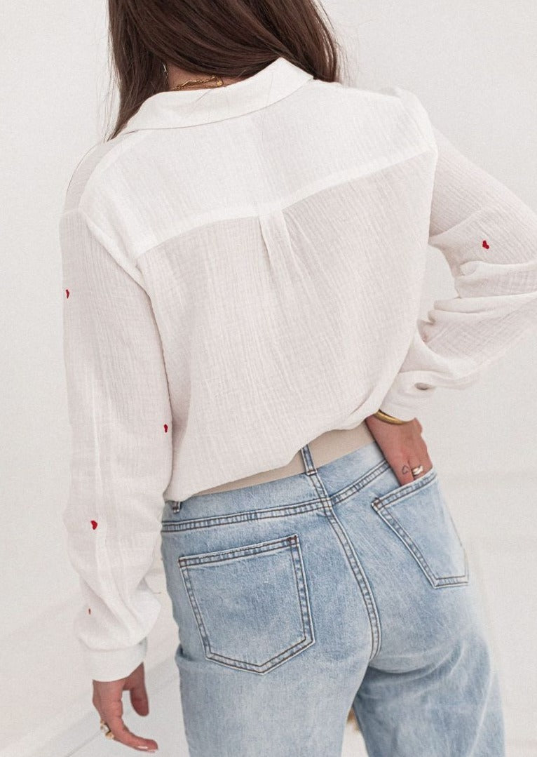 Brusokas® | Heidi Fashion Trend Blouse With Hearts