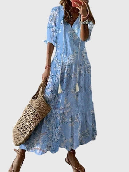 Lori | Women's V-Neck Maxi Dress