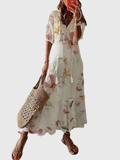 Lori | Women's V-Neck Maxi Dress