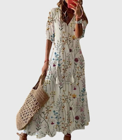 Lori | Women's V-Neck Maxi Dress