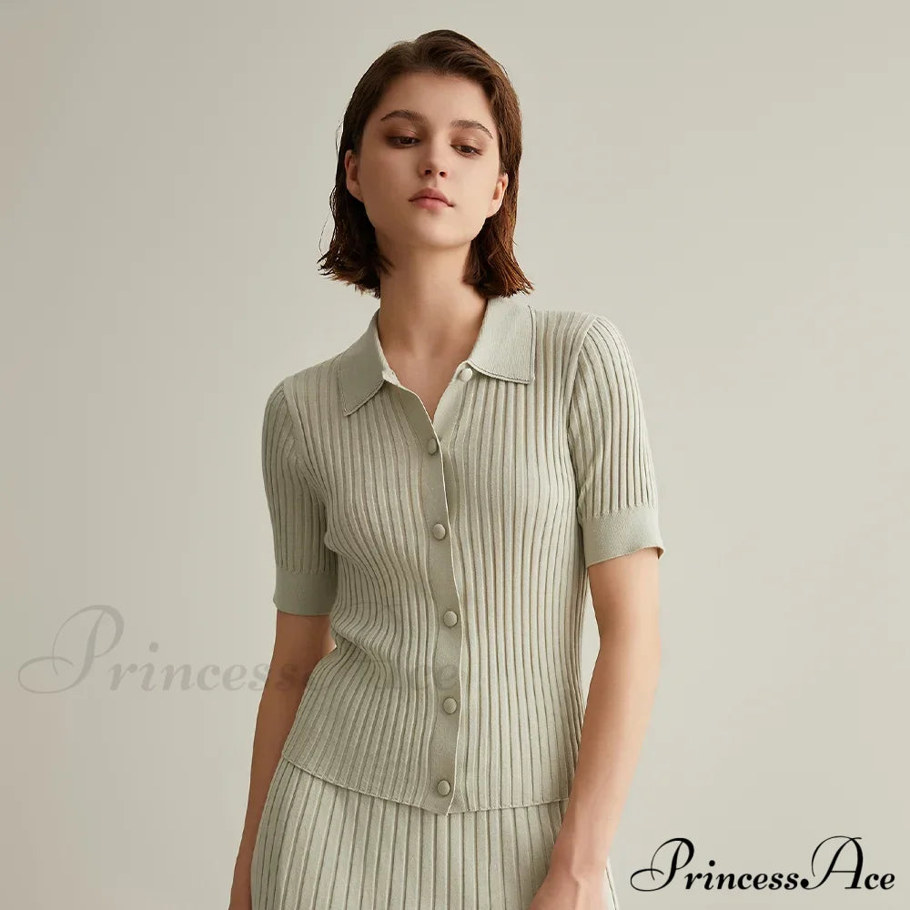 Luxury Cozy Merino Wool Stylish Elegant Soft Warm Polo Sweater