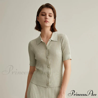 Luxury Cozy Merino Wool Stylish Elegant Soft Warm Polo Sweater