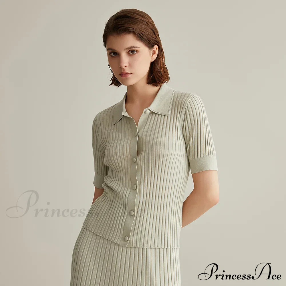 Luxury Cozy Merino Wool Stylish Elegant Soft Warm Polo Sweater