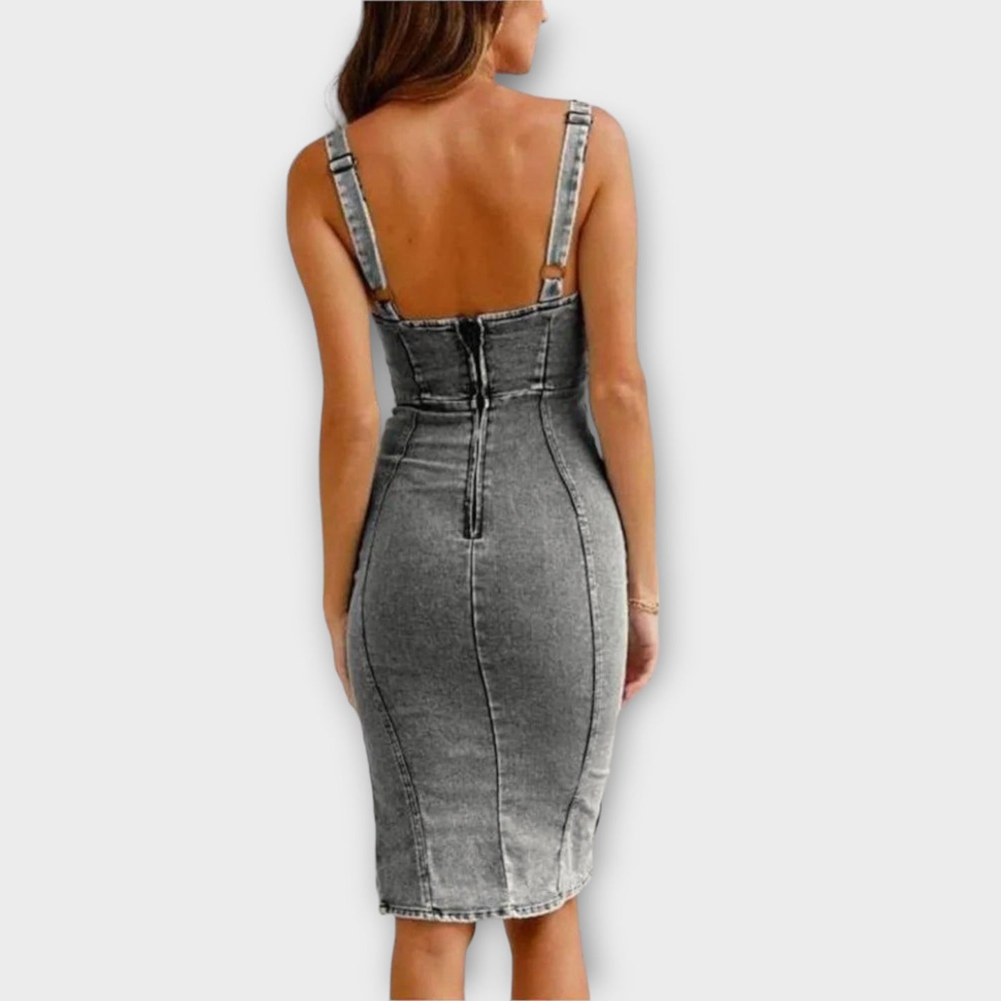 Paola® | Denim Dress With Adjustable Straps