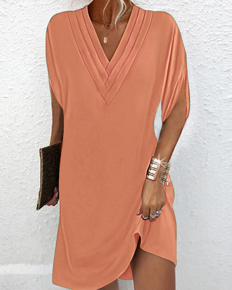 Flora® | Elegant Dress With Sleeves