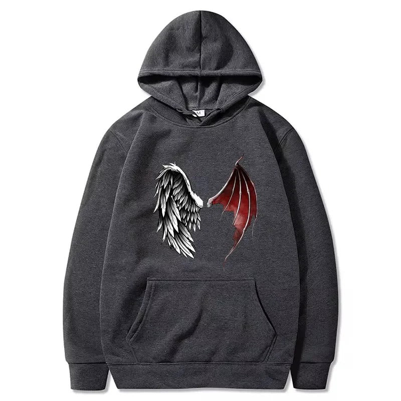 Isabel | Unisex Wings print hoodie