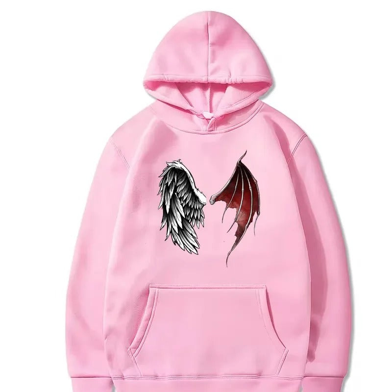 Isabel | Unisex Wings print hoodie