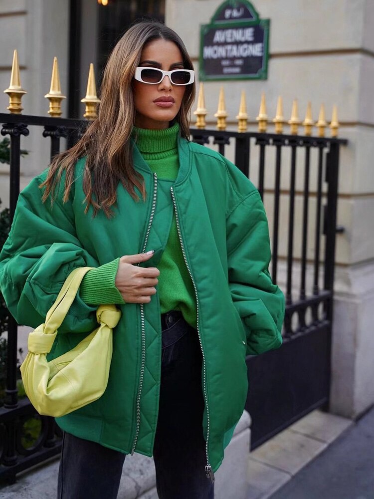 Barbara | Oversized bomber jacket for women
