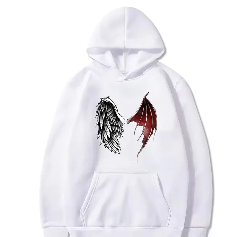 Isabel | Unisex Wings print hoodie