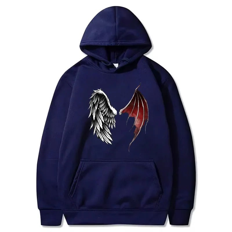 Isabel | Unisex Wings print hoodie