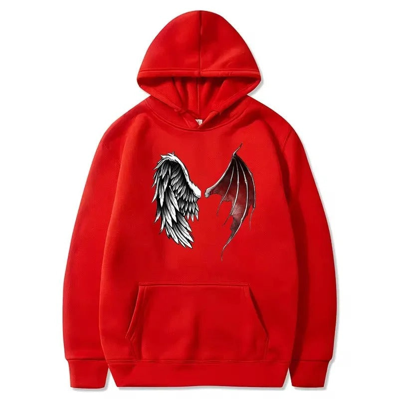 Isabel | Unisex Wings print hoodie