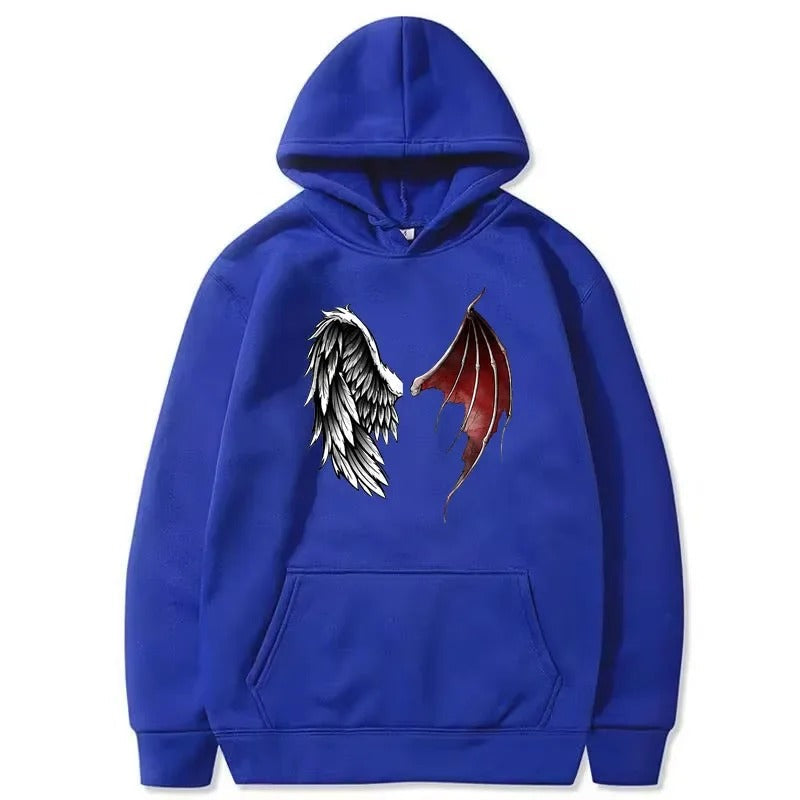 Isabel | Unisex Wings print hoodie