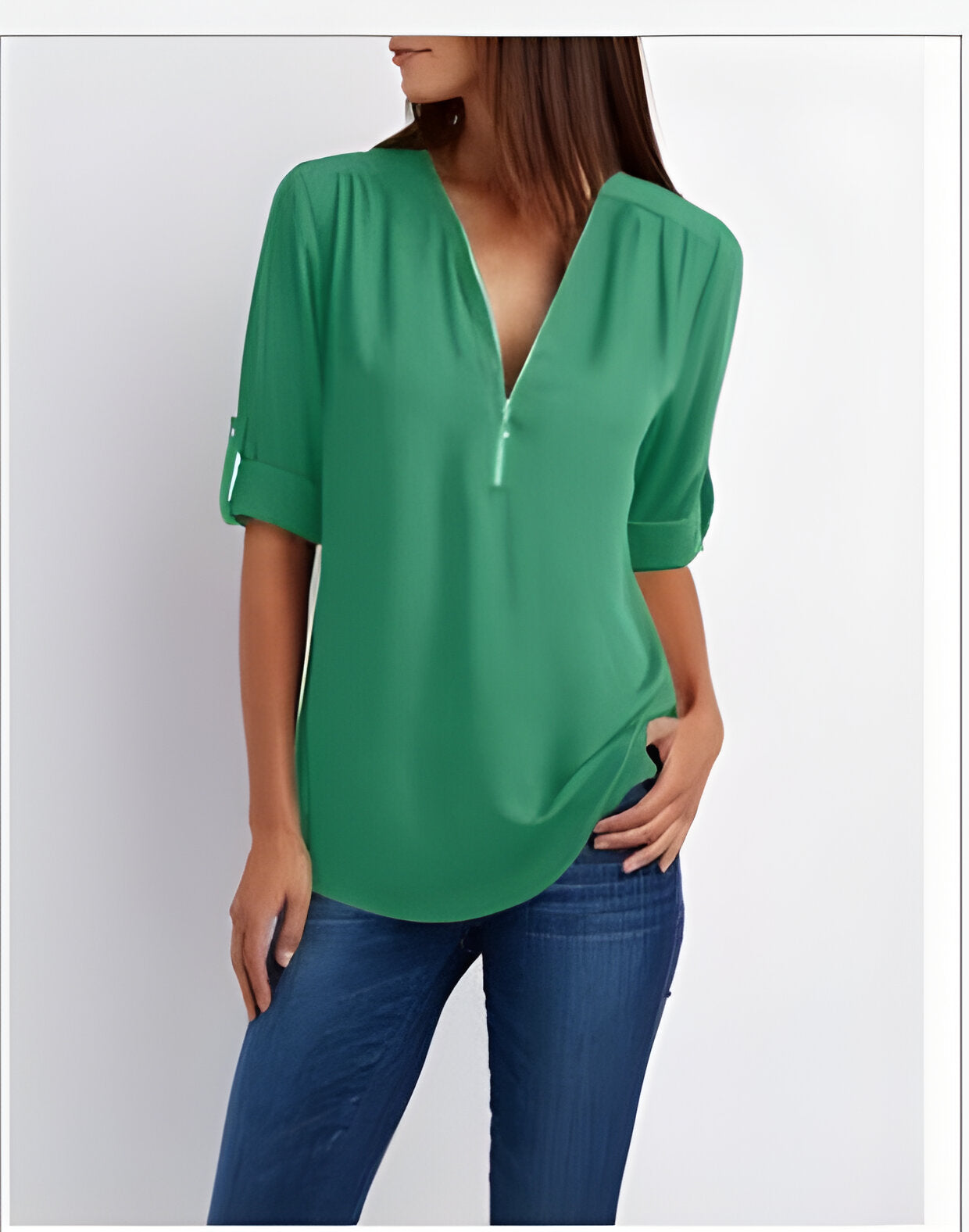 Maisie | Women's Zip Front Blouse