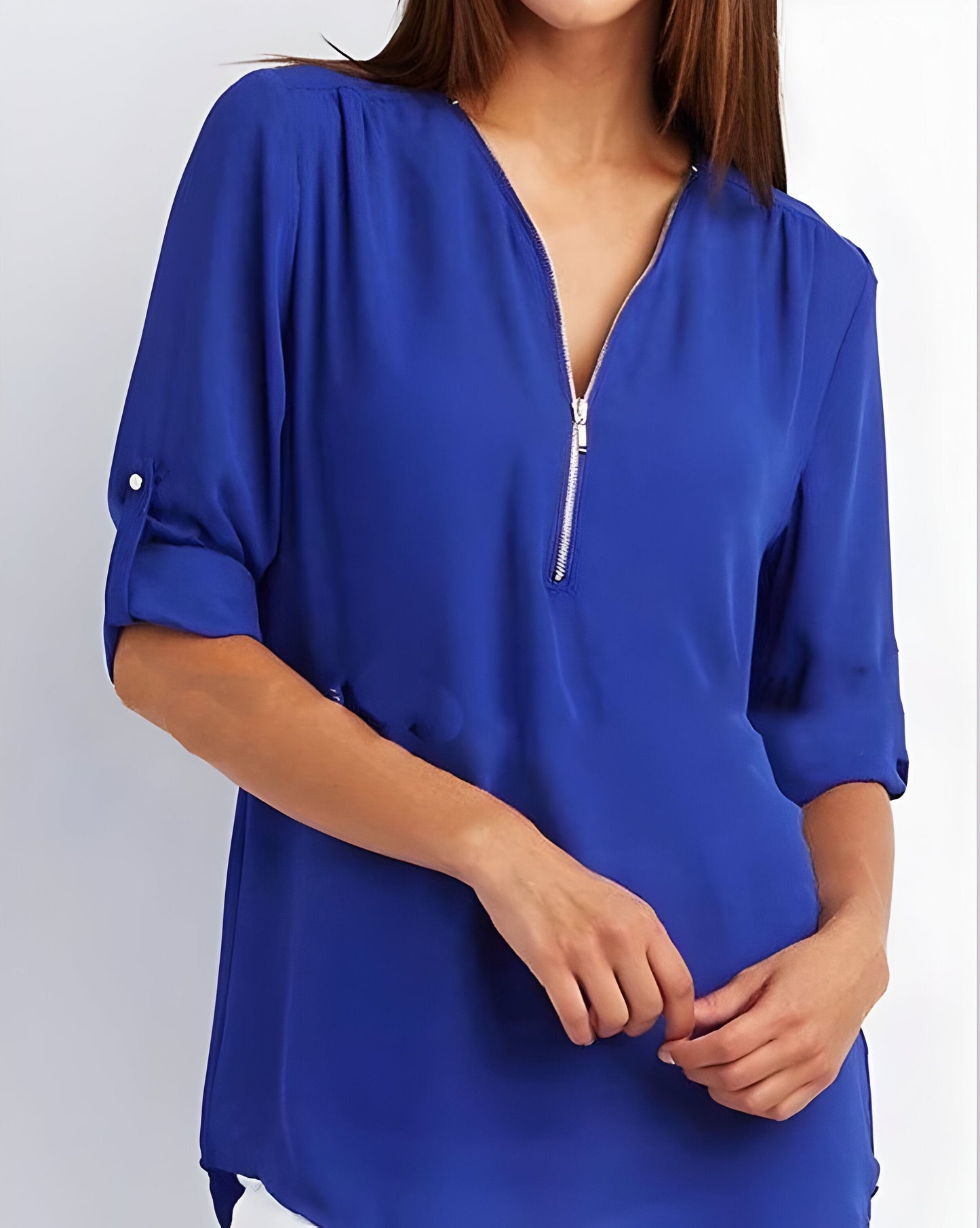 Maisie | Women's Zip Front Blouse
